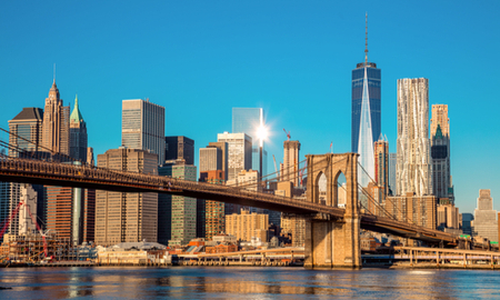 New York on a sunny morning